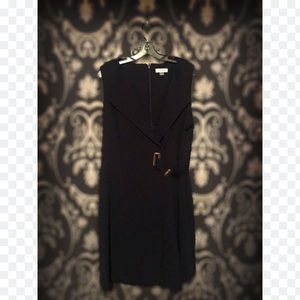 Calvin Klein navy dress.